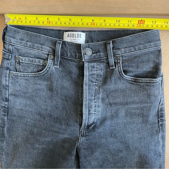 Women's AGOLDE Black Nico Jeans - Picture 10 of 11